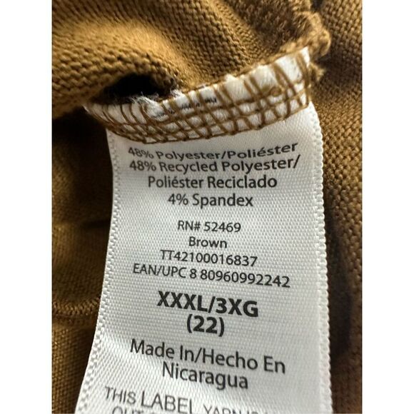 Time and Tru Brown Mustard Crewneck Sweater Size 3XL(22) Long Sleeve - Picture 9 of 10